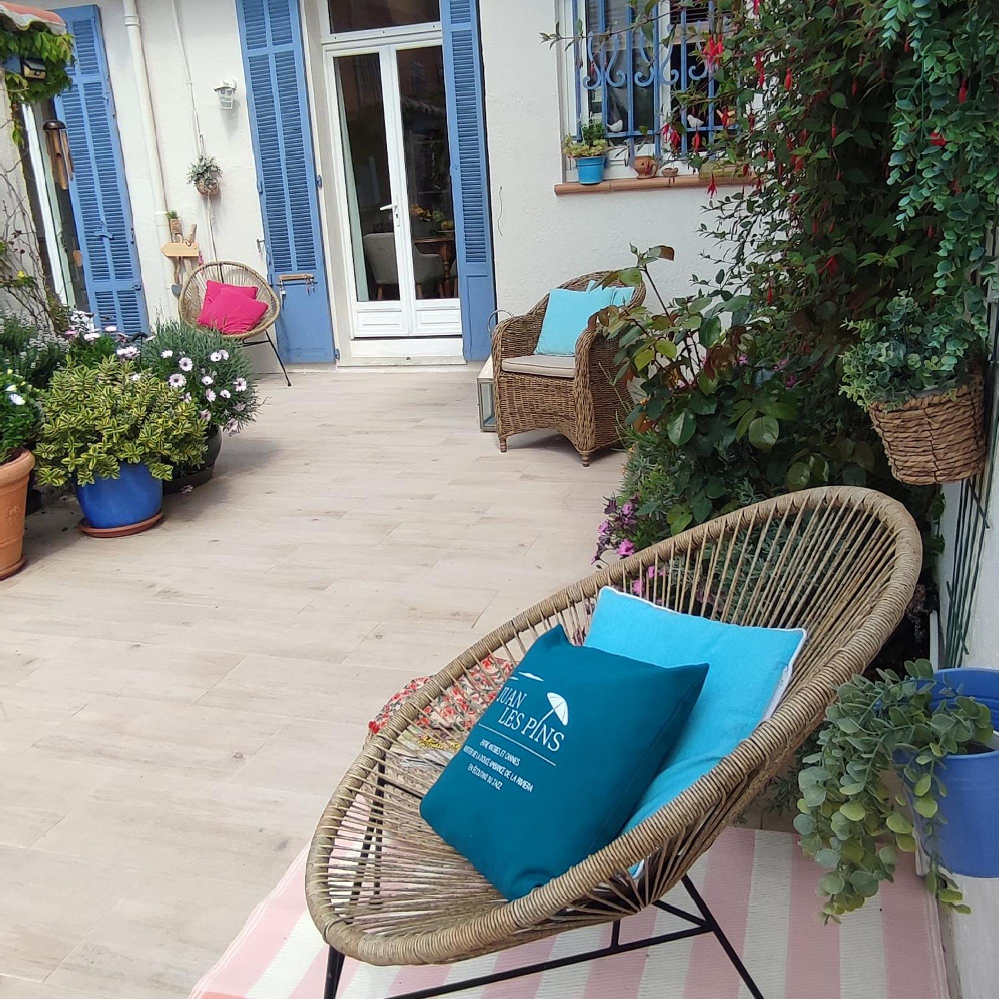 Juan Les Pins Plages Clim Wifi Maison Entiere Antibes Eksteriør bilde